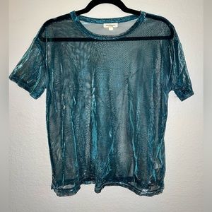 Urban Outfitters iridescent overshirt